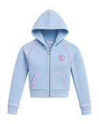 Xo Dolly Zip Fitted Hoodie