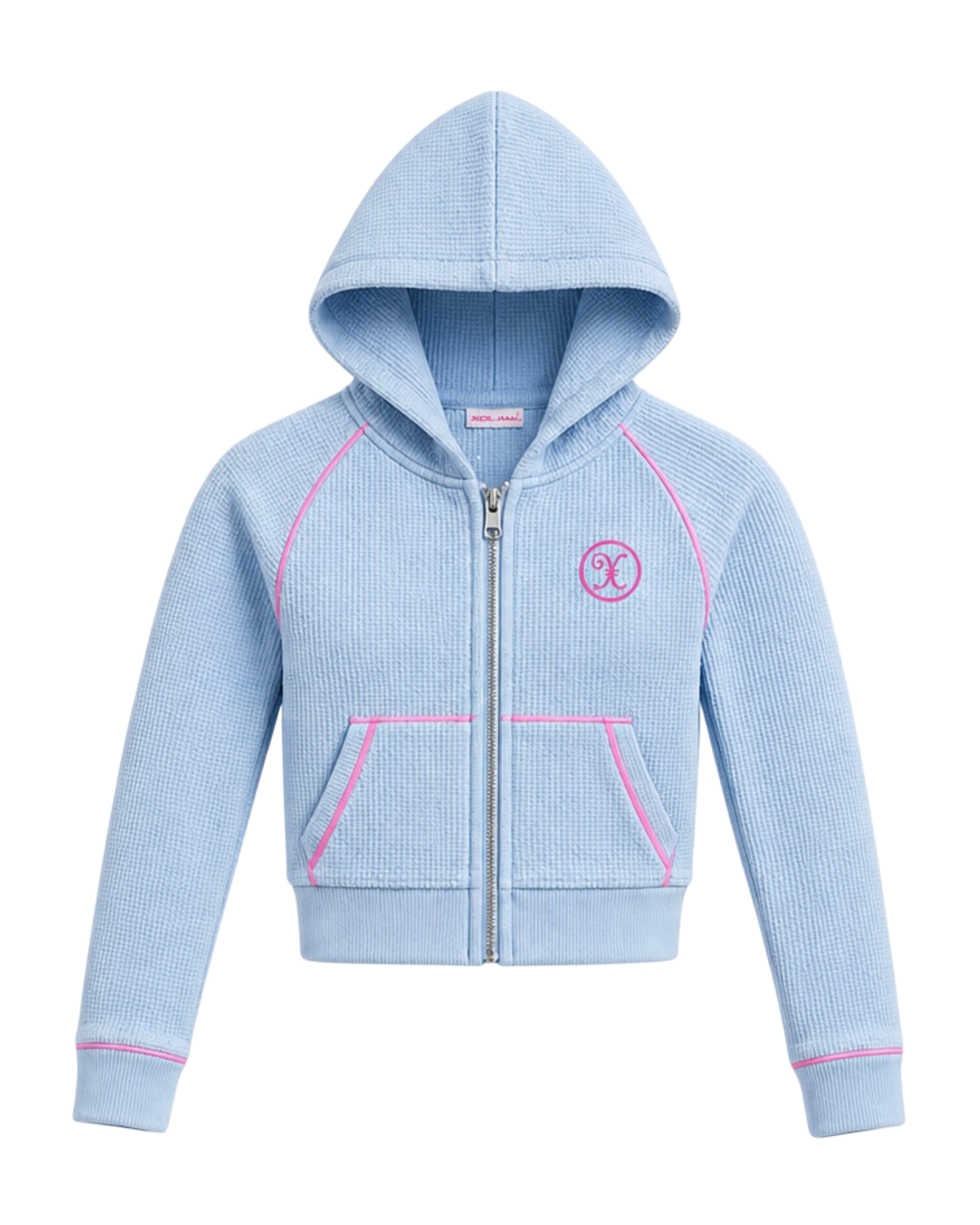 Xo Dolly Zip Fitted Hoodie