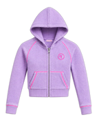 Xo Dolly Zip Fitted Hoodie