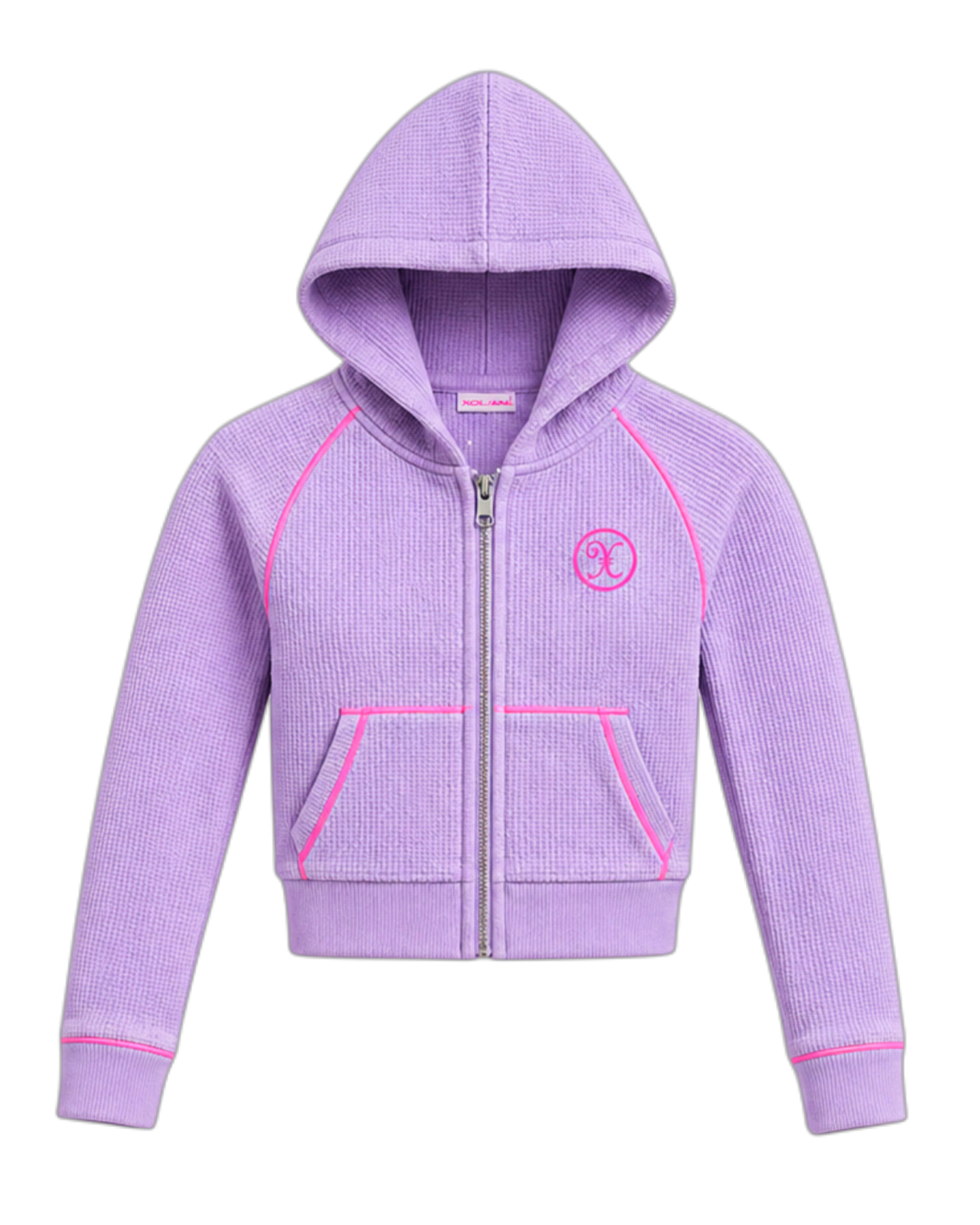 Xo Dolly Zip Fitted Hoodie