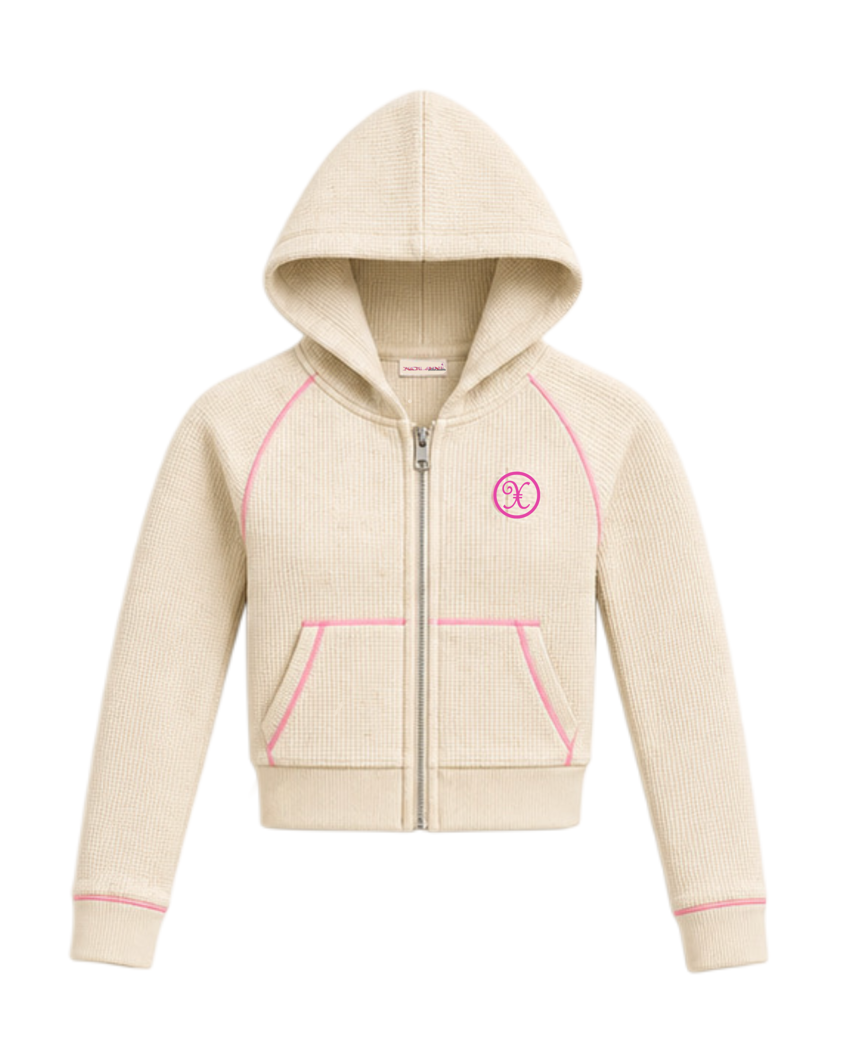 Xo Dolly Zip Fitted Hoodie