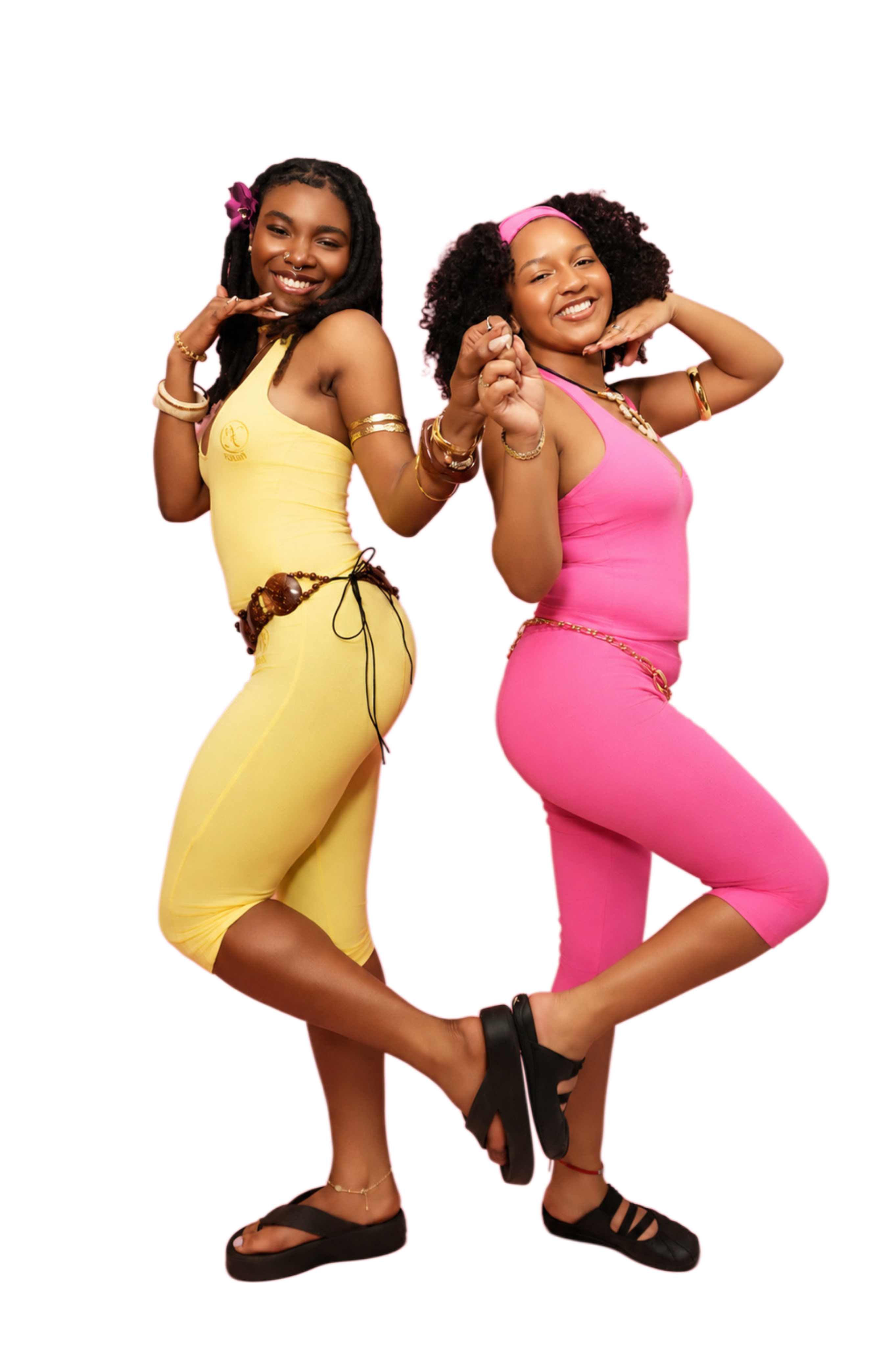 Summer Scoop Halter Capri Set